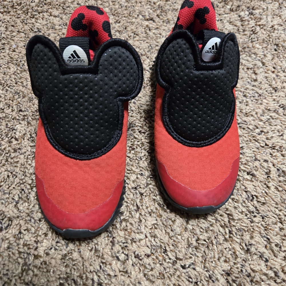 adidas Kids Red and Black Sneakers
